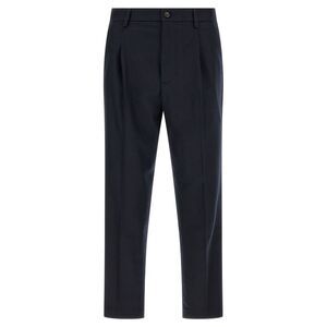 Department 5 Blue Wool Casual Men's Pants